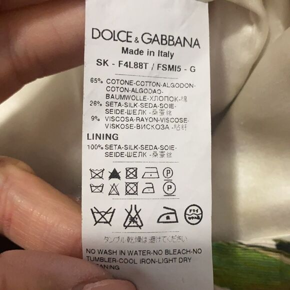 Dolce + Gabbana Onion print skirt 38/2 - Picture 4 of 5